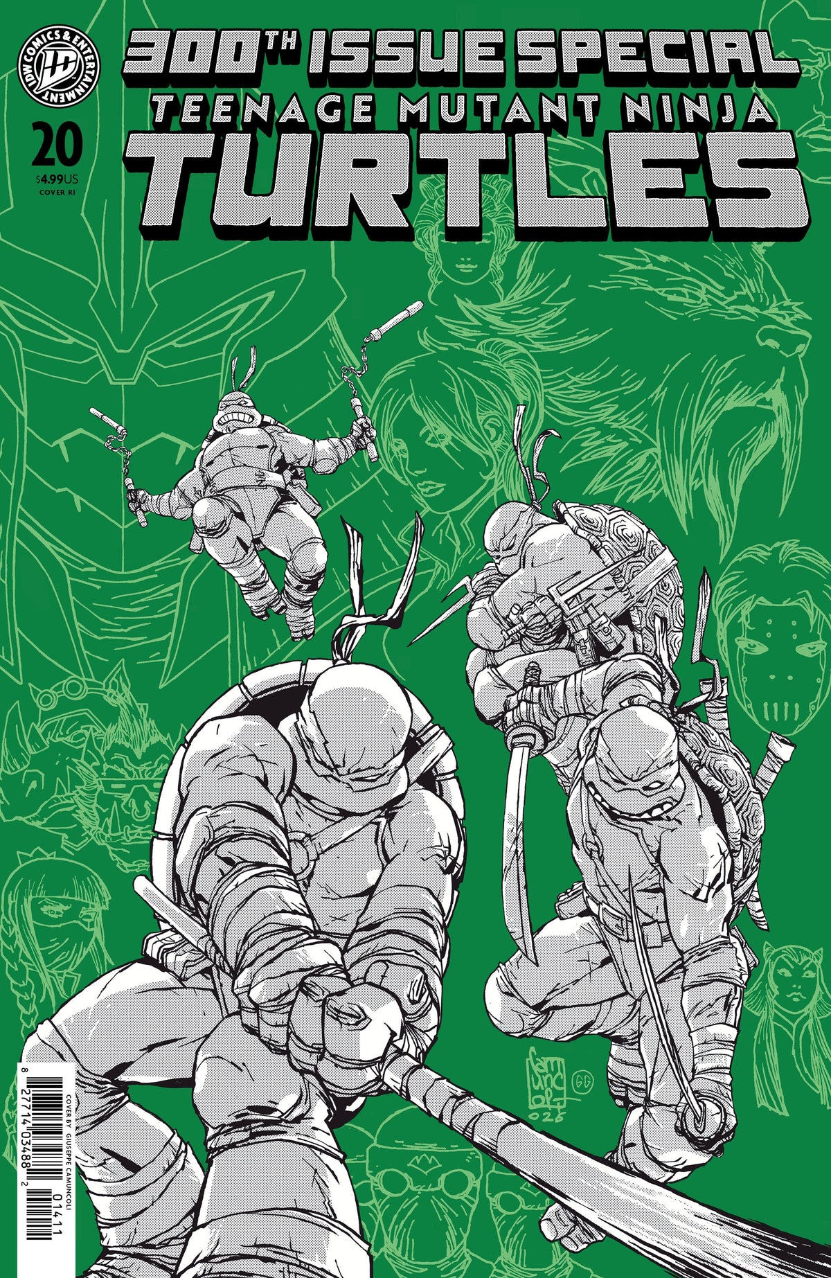 Teenage Mutant Ninja Turtles #20 300Th Issue Special J 1:100 Camuncoli (07/22/2026) Idw
