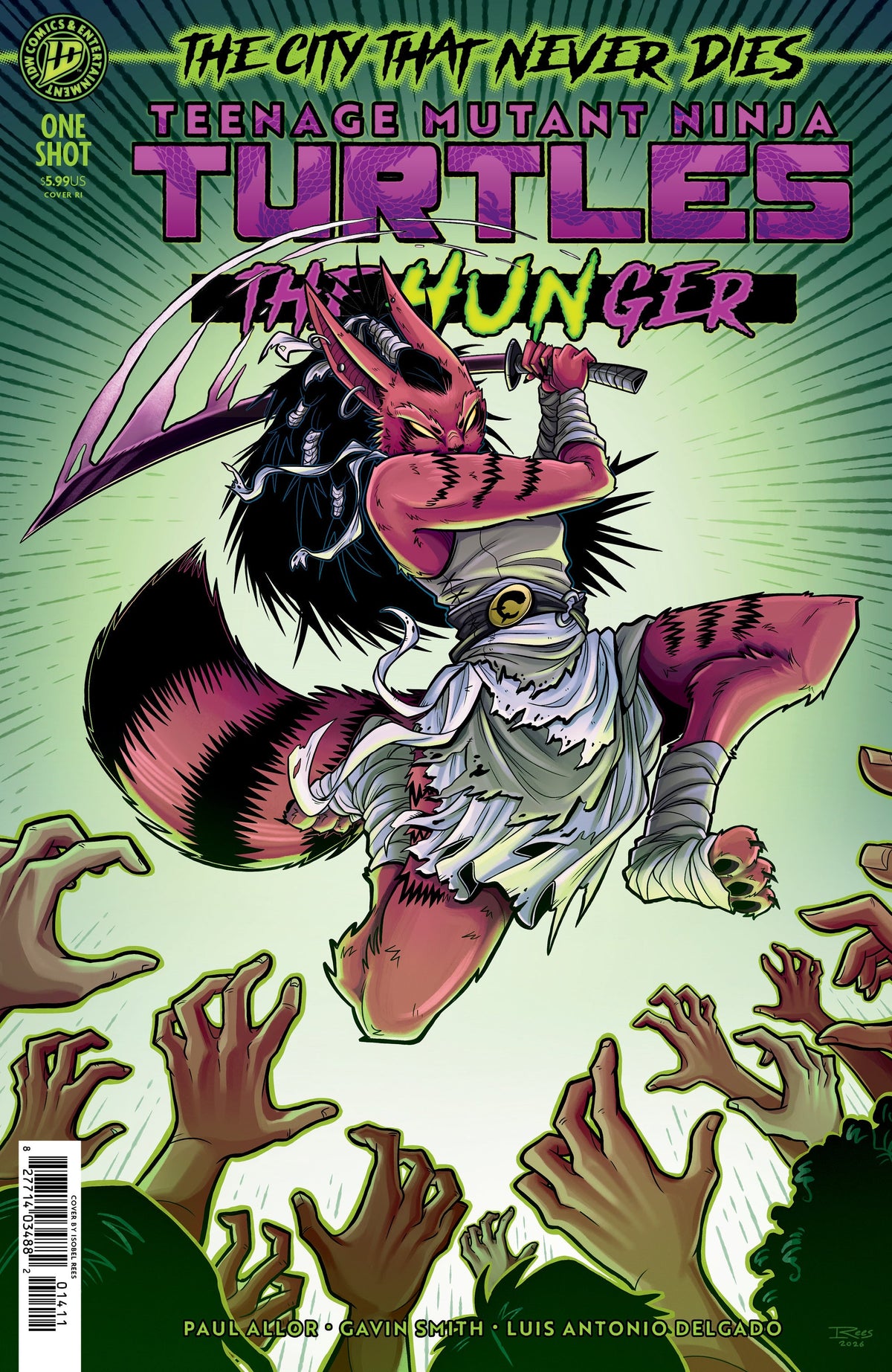 Teenage Mutant Ninja Turtles The Hunger E 1:25 Rees (09/30/2026) Idw