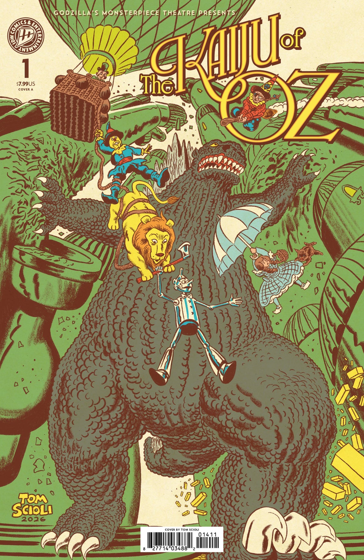 Godzillas Monsterpiece Theatre Presents The Kaiju Of Oz A Scioli (10/07/2026) Idw