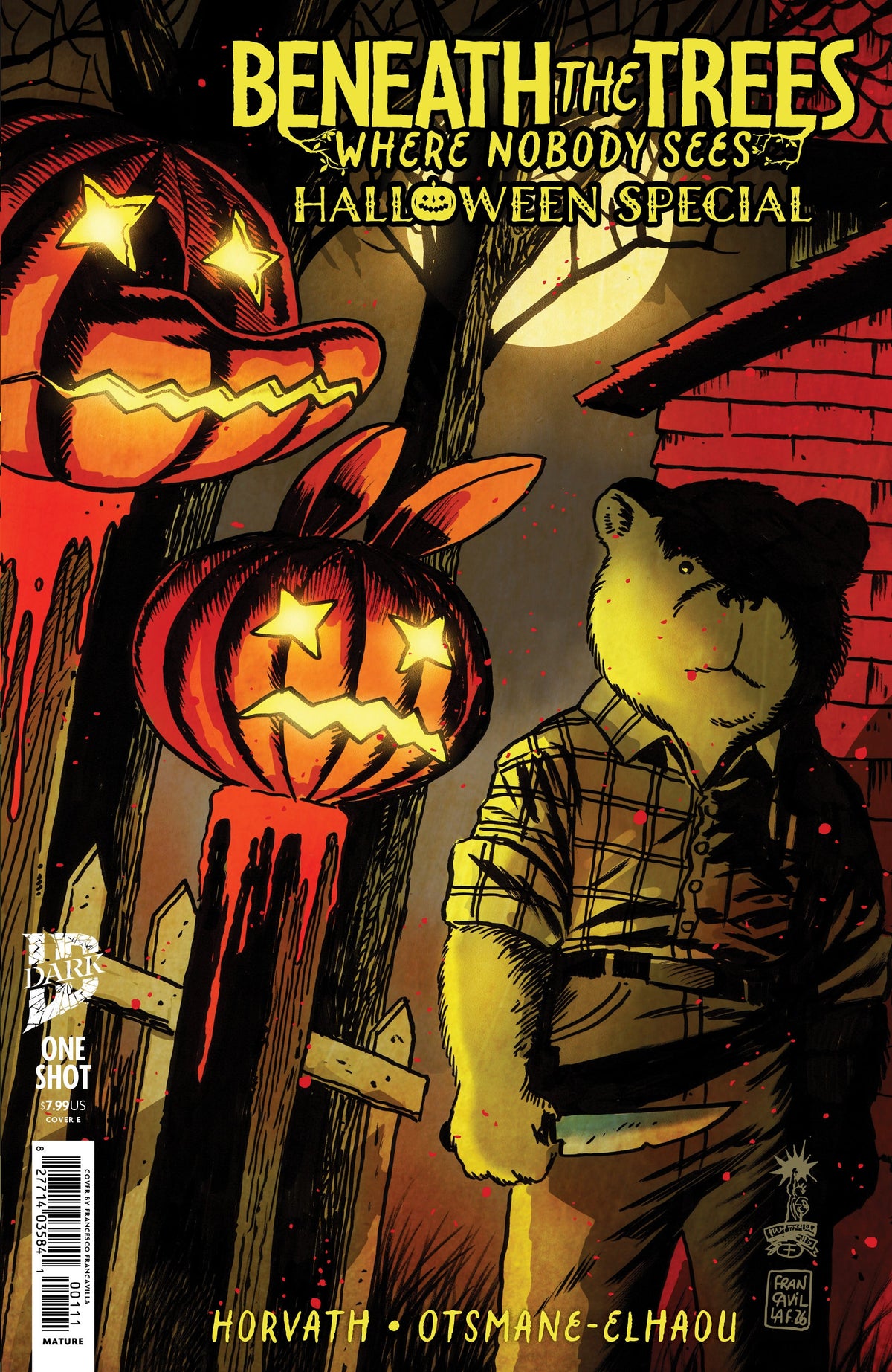 Beneath The Trees Where Nobody Sees Halloween Special E Francavilla Idw Goes Dark Variant (10/07/2026) Idw