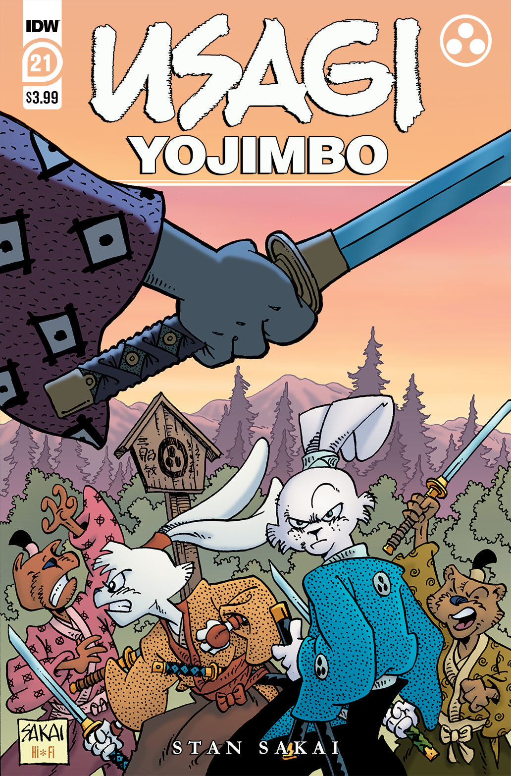 Usagi Yojimbo #21 A Stan Sakai (07/21/2021) Idw