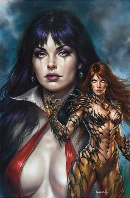 Vampirella X Witchblade Special #1 (One Shot) M 1:25 Lucio Parrillo Virgin Variant (09/30/2026) Dynamite