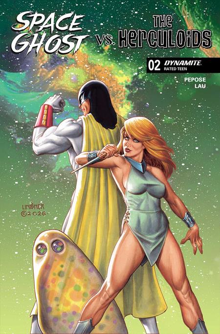 Space Ghost Vs The Herculoids #2 C Joseph Michael Linsner Variant (10/21/2026) Dynamite