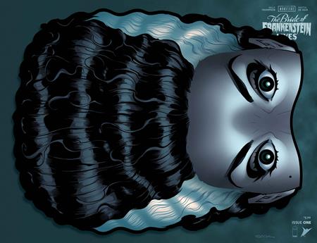 Universal Monsters Bride Of Frankenstein Lives #1 (Of 4) K Ryan Sook Die Cut Foil Hairiant Variant (10/28/2026) Image