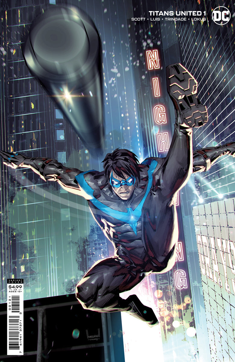 Titans United #1 (Of 7) B Kael Ngu Card Stock Variant Nightwing (09/14/2021) Dc