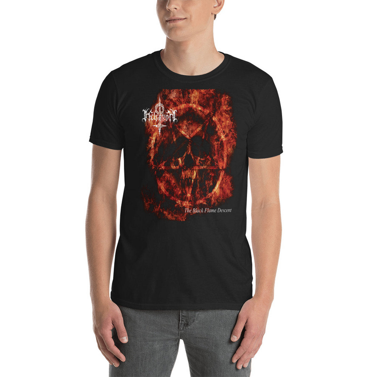 HELGARDH - The Black Flame Descent T-Shirt