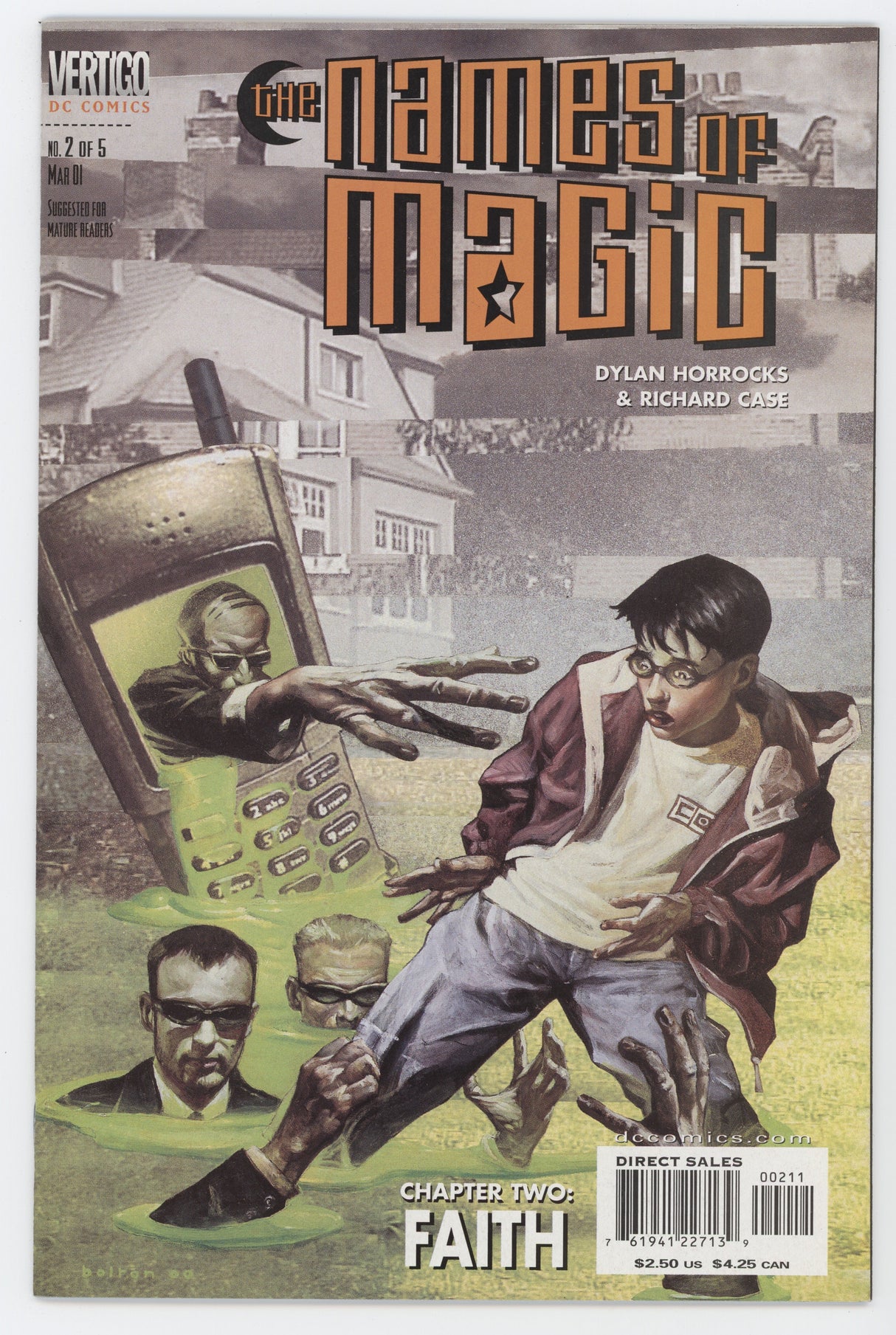 Names Of Magic 2 DC Vertigo 2001 NM Books Tim Hunter John Bolton