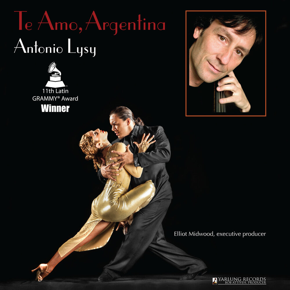 the album cover for Piazzolla / Schifrin / Bragato / Ginastera - Te Amo Argentina