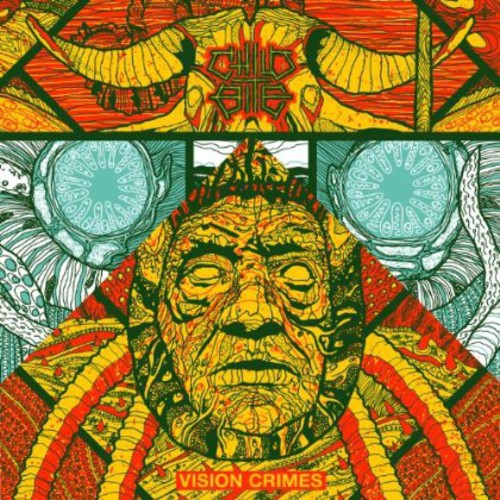 the album cover for Child Bite - Vision Crimes / Monomania