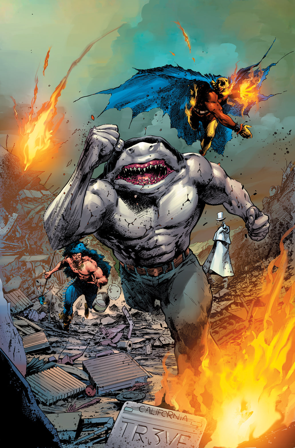 Suicide Squad King Shark #4 (Of 6) A Trevor Hairsine Tim Seeley (12/21/2021) Dc