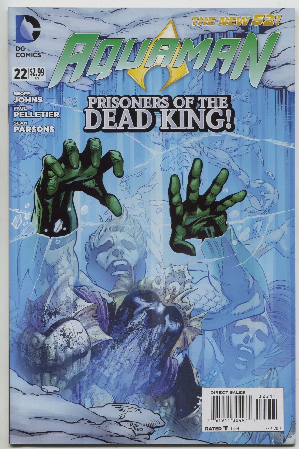 Aquaman 22 A 5th Series DC 2011 NM Paul Pelletier