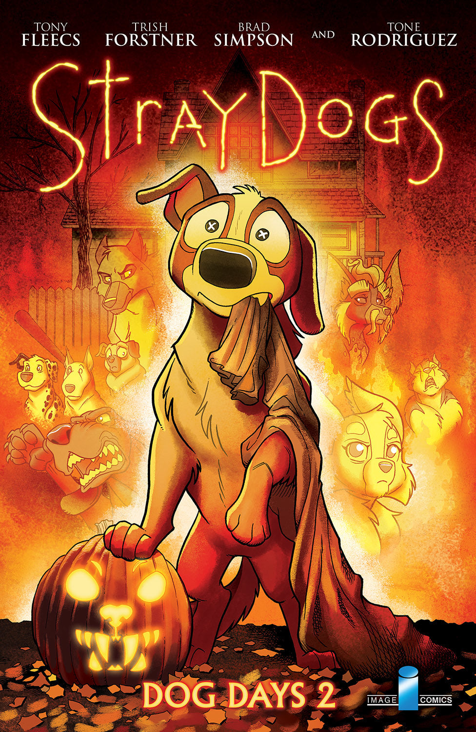 Stray Dogs Dog Days #2 (Of 2) B Tony Fleecs Horror Movie Variant Trick R Treat (01/26/2022) Image