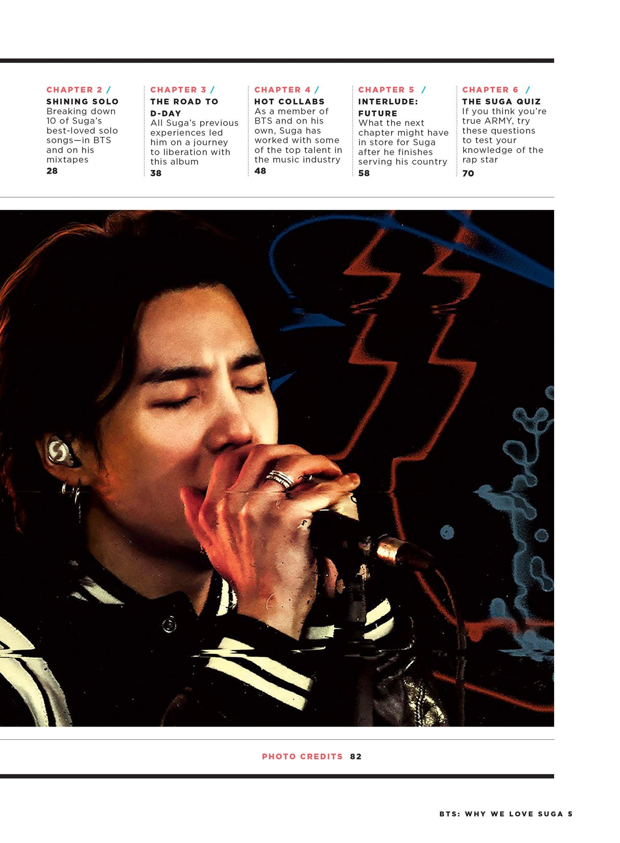 BTS Fanbook - Why We Love Suga: South Korean Kid To K-pop Band Juggernaut, Rapper, Songwriter, Producer, Solo Career, Top 10 Songs, Documentary Road To D-DAY, Collabs, Military, Quiz & Free Poster!