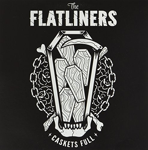the album cover for The Flatliners - Caskets Full