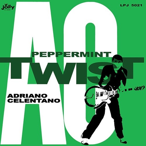 the album cover for Adriano Celentano - Peppermint Twist
