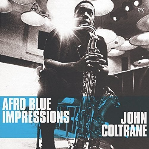 the album cover for John Coltrane - Afro Blue Impressions