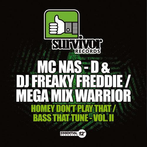 Mc Nas-d & Dj Freaky Freddie / Mega Mix Warrior - Homey Don't Play That / Bass That Tune Ii - Music CD Single