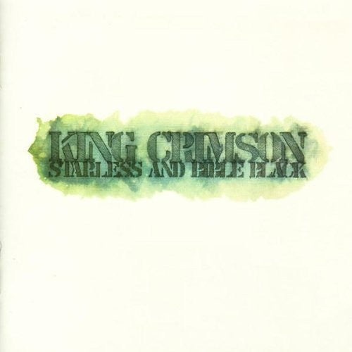 the album cover for King Crimson - Starless and Bible Black