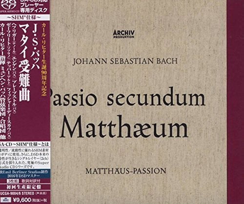 Richter,karl - J.s. Bach: Matthaus-passion. Bwv244 - Super Audio CD