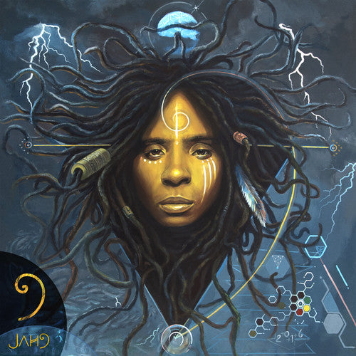 the album cover for Jah9 - 9