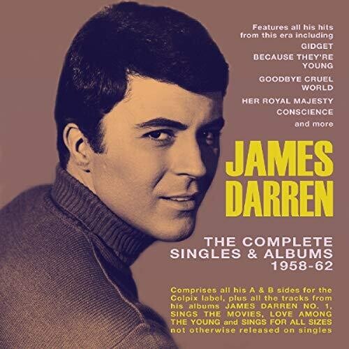Darren,james - Complete Singles & Albums 1958-62 - Music CD