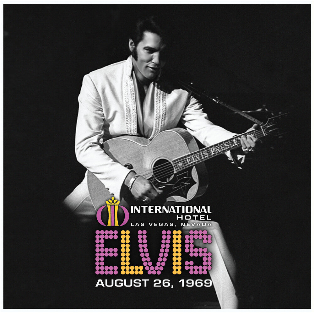 the album cover for Elvis Presley - Live At The International Hotel, Las Vegas NV - August 26, 1969