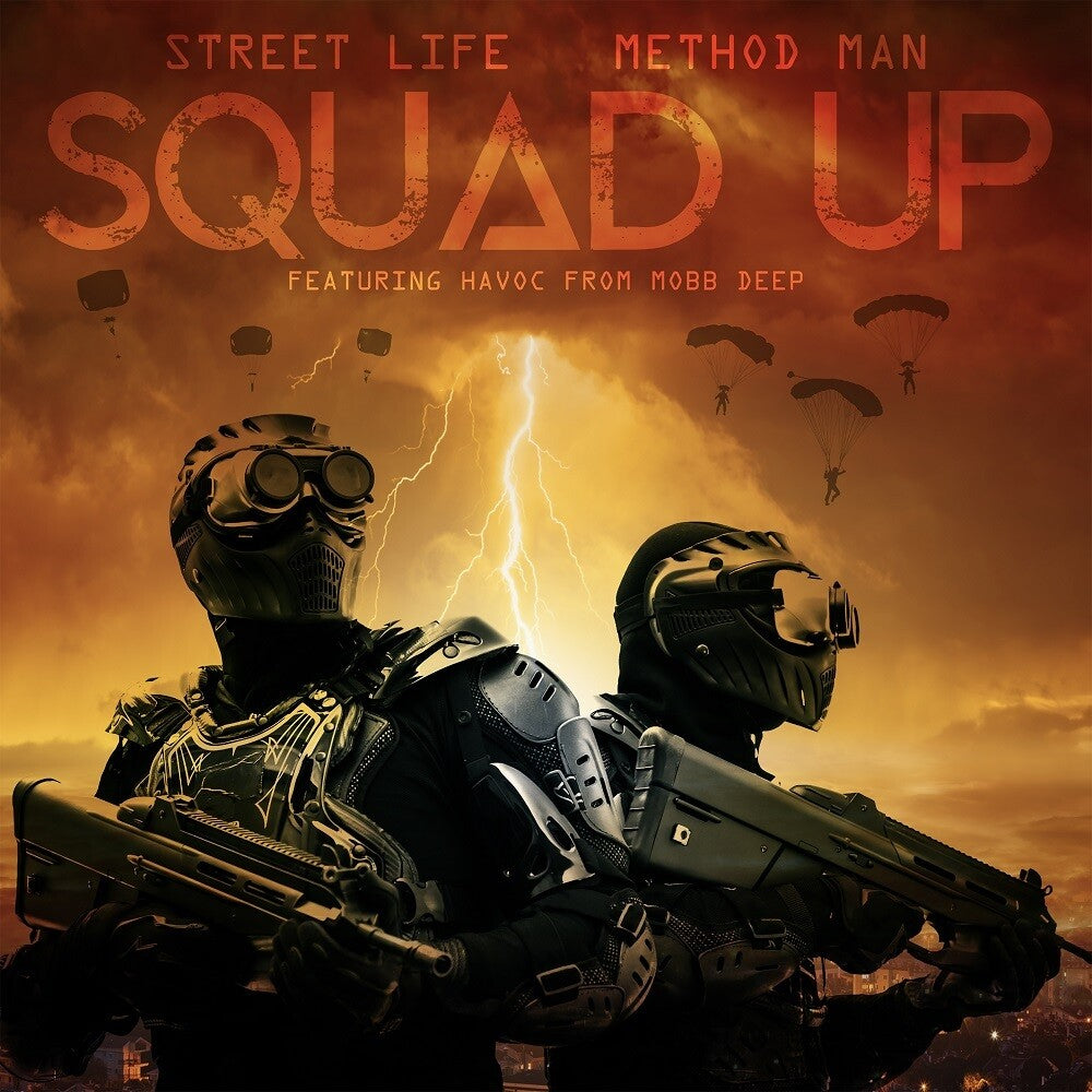 the album cover for Method Man & Street Life - Squad Up / Instrumental