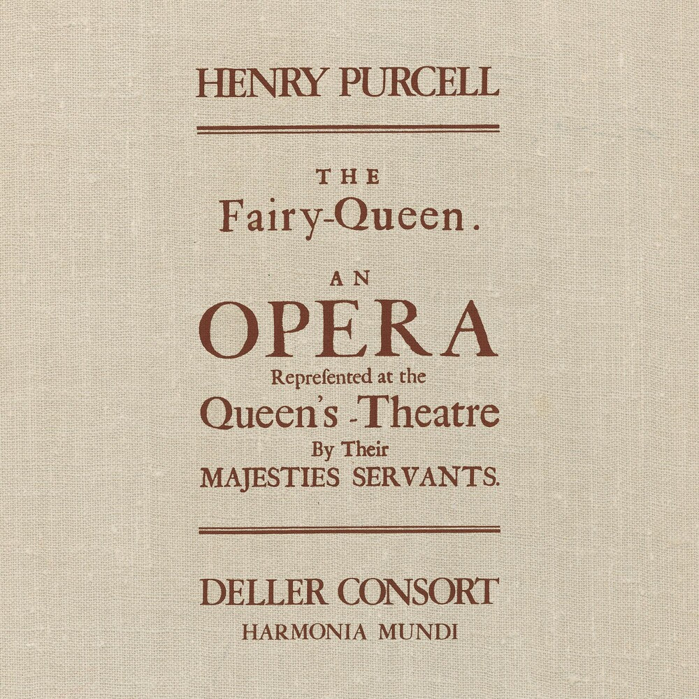 the album cover for Purcell / Alfred Deller - Purcell: The Fairy Queen
