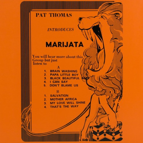 the album cover for Pat Thomas - Introduces Marijata