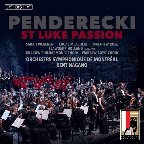Penderecki / Wegener / Nagan - St Luke Passion (live) - Super Audio CD