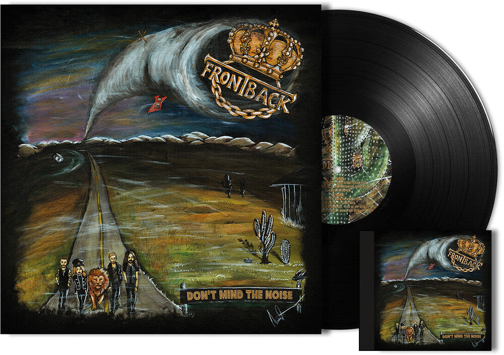 the album cover for Frontback - Don't Mind The Noise (With Cd)