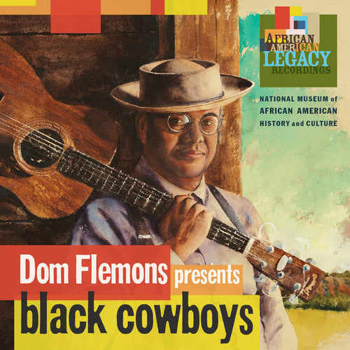 the album cover for Dom Flemons - Black Cowboys