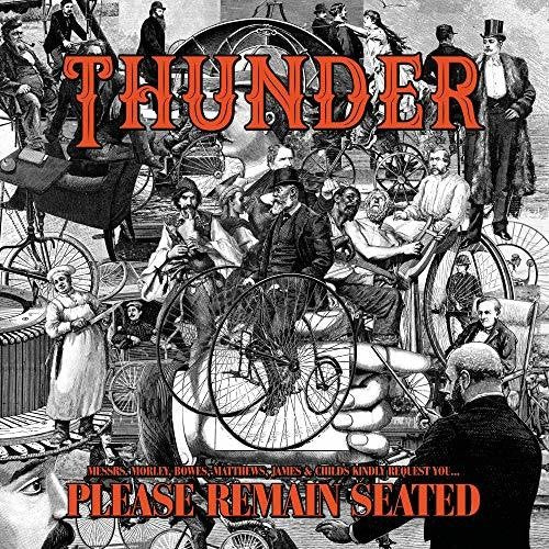 the album cover for Thunder - Please Remain Seated