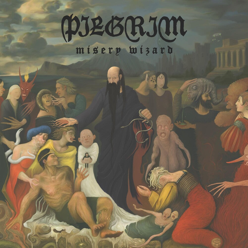 the album cover for Pilgrim - Misery Wizard
