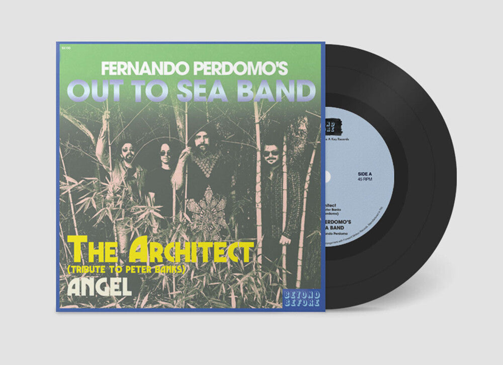 the album cover for Fernando Perdomo - The Architect (Tribute To Peter Banks) / Angel