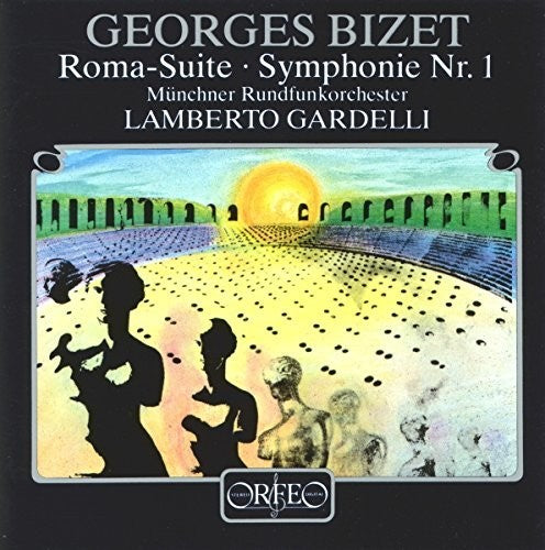 the album cover for Munchner Rundfunkorchester / Gardelli - Roma-Suite: Symphonie 1