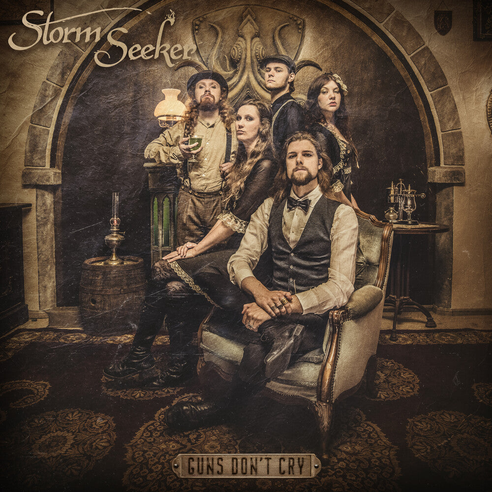 the album cover for Storm Seeker - Guns Don't Cry