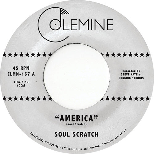 the album cover for Soul Scratch - America