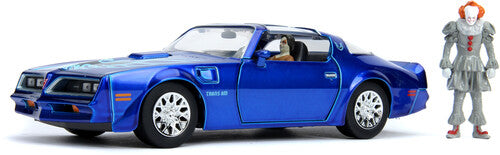 1:24 It 1977 Pontiac Firebird W/ Pennywise Figure - 1:24 It 1977 Pontiac Firebird W/ Pennywise Figure - Collectibles