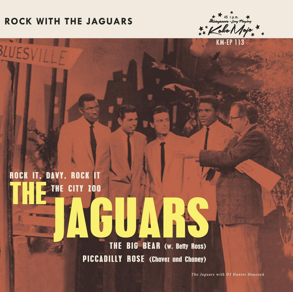 the album cover for Rock With The Jaguars / Various - Rock With The Jaguars / Various