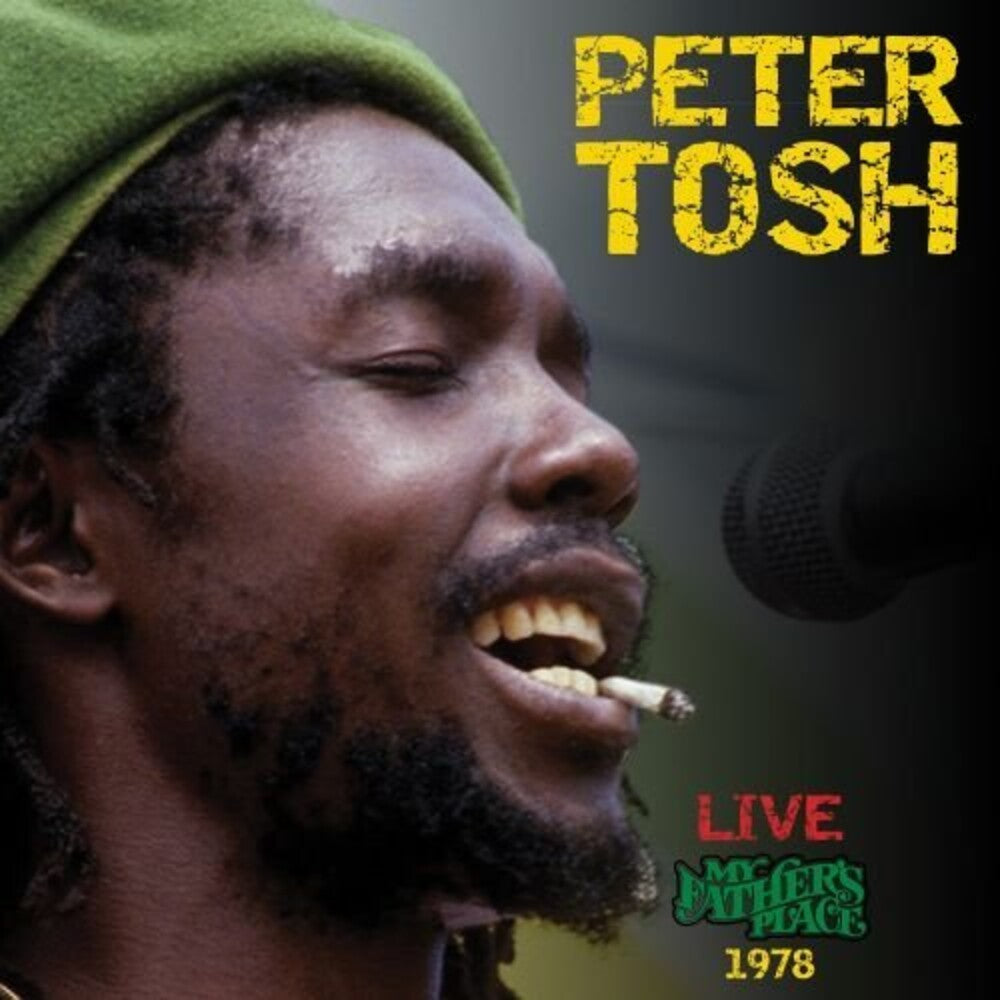 the album cover for Peter Tosh - Live At My Father's Place
