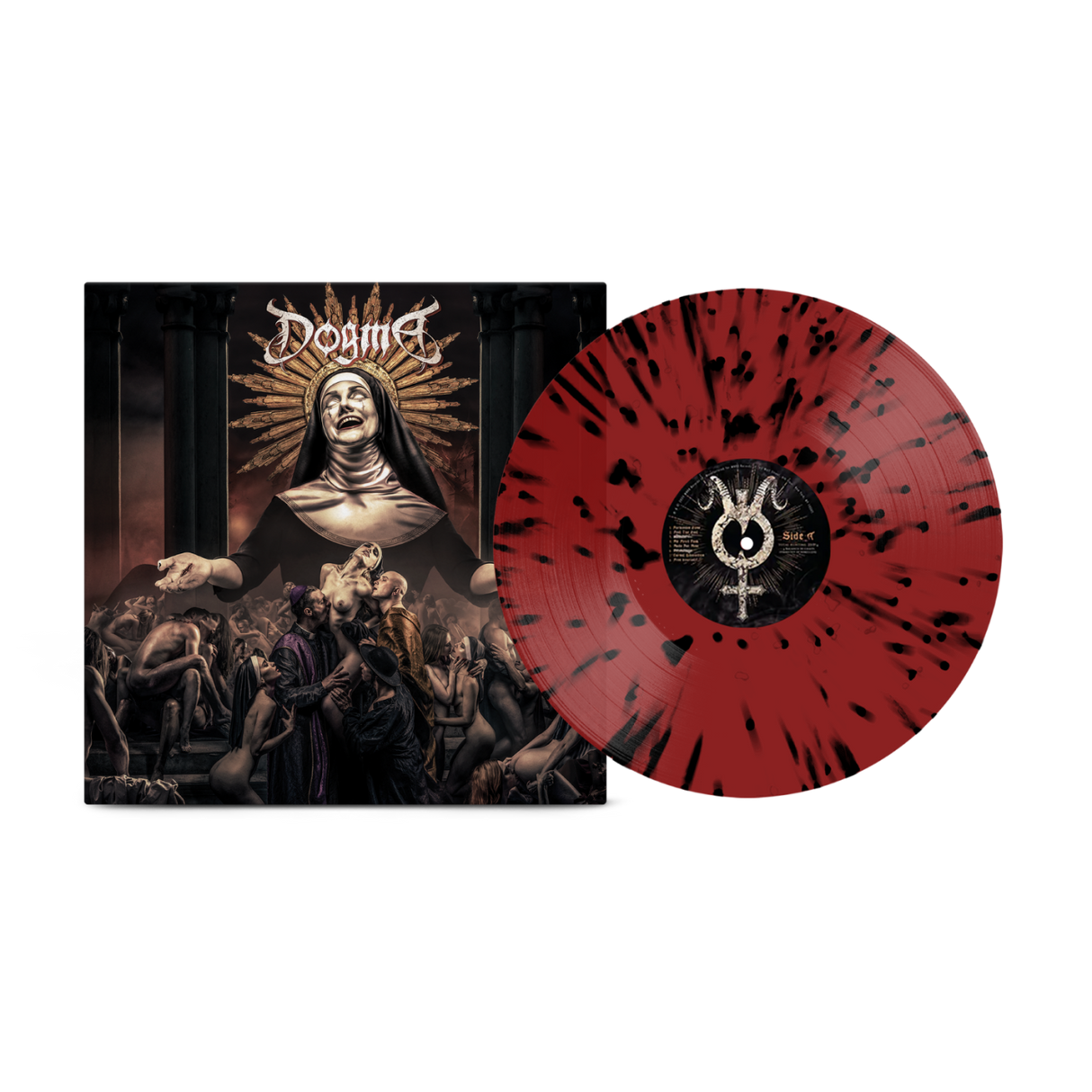 Dogma - Dogma Scarlet Blood / Black Mass Drip Vinyl