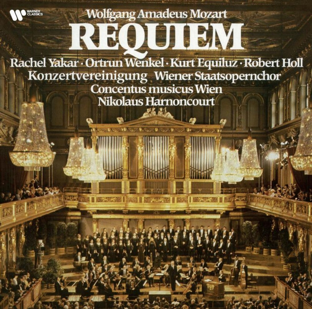 the album cover for Nikolaus Harnoncourt / Concentus Musicus Wien - Mozart: Requiem