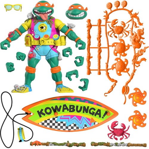 Tmnt Ultimates! Wave 6 - Mike The Sewer Surfer - Tmnt Ultimates! Wave 6 - Mike The Sewer Surfer - Collectibles