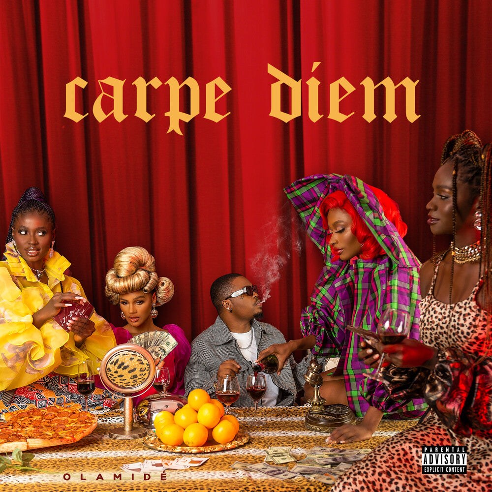 the album cover for Olamide - Carpe Diem (Apple + Canary Yellow Half/Half Vinyl)