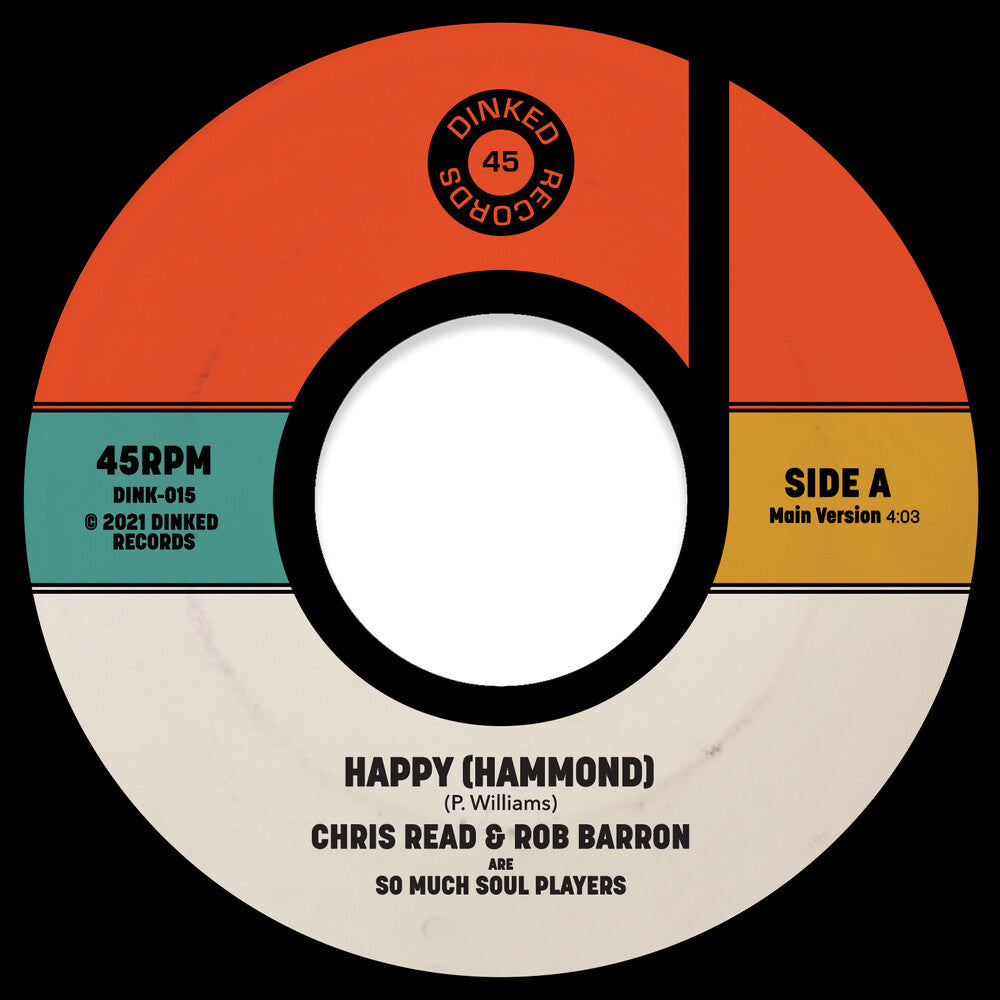 the album cover for So Much Soul Players (Chris Read & Rob Barron) - Happy (Hammond)