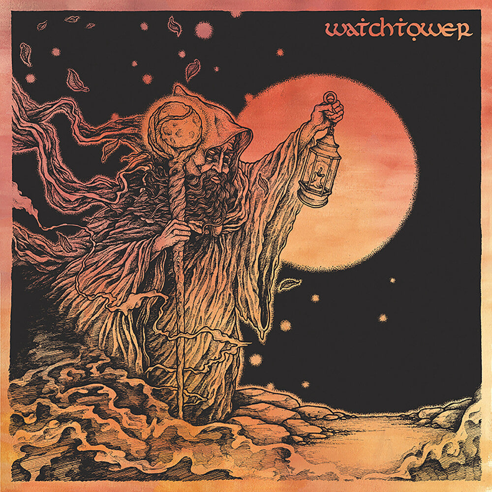 the album cover for Watchtower - Radiant Moon (Electric Blue Smoke) (10in) (Blue)
