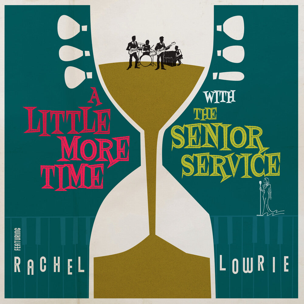 the album cover for Senior Service / Rachel Lowrie - Little More Time With (10in)