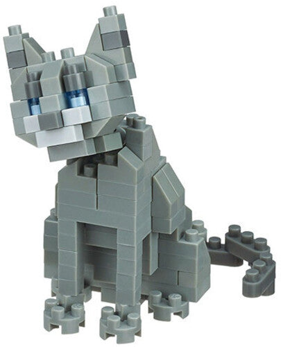 Nanoblock - Collection Series - Cat Breed - Russian Blue Building Kit - Collectibles