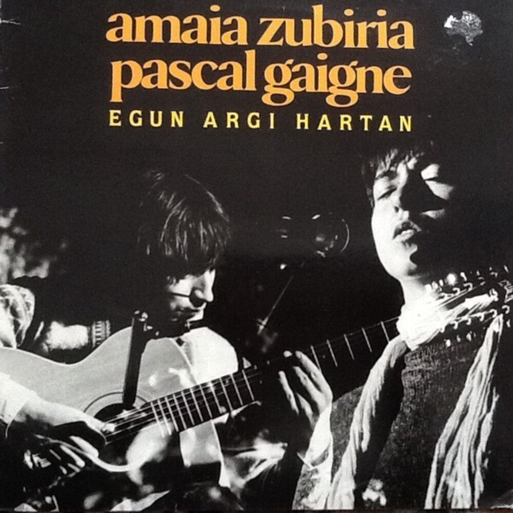 the album cover for Amaia Zubiria / Gaigne,Pascal - Egun Hargi Hartan (Spa)